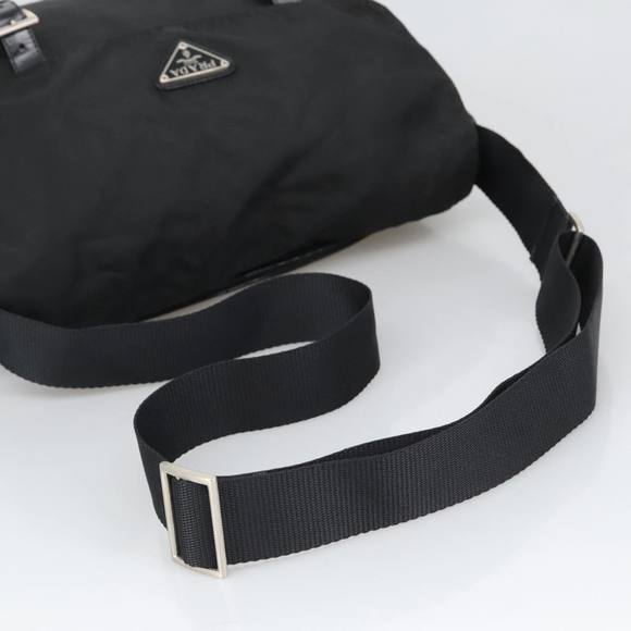PRADA Shoulder Bag Nylon Black Auth bs20373 - Picture 7 of 16